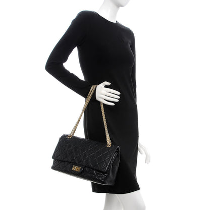 Chanel Aged Calfskin Quilted 2.55 Reissue 227 Flap Black 2 of 8