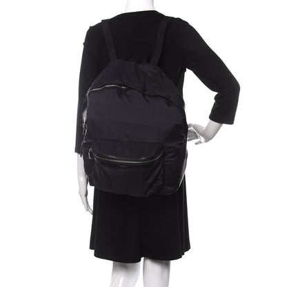 Saint Laurent Nylon City Fold Up Backpack Belt Bag Black 2 of 16