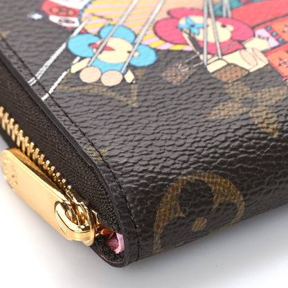 Louis Vuitton Monogram 2020 Christmas Animation Swing Ride Zippy Coin Purse Pink Poppy 7 of 9