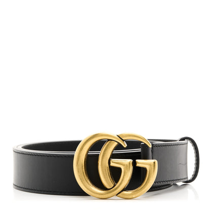Gucci Calfskin Double G 30mm Belt 70 28 Black 1 of 5