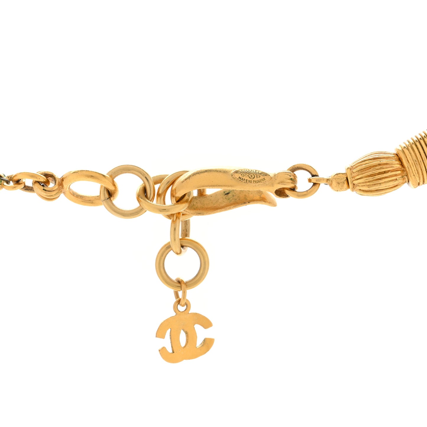 Crystal Necklace Gold