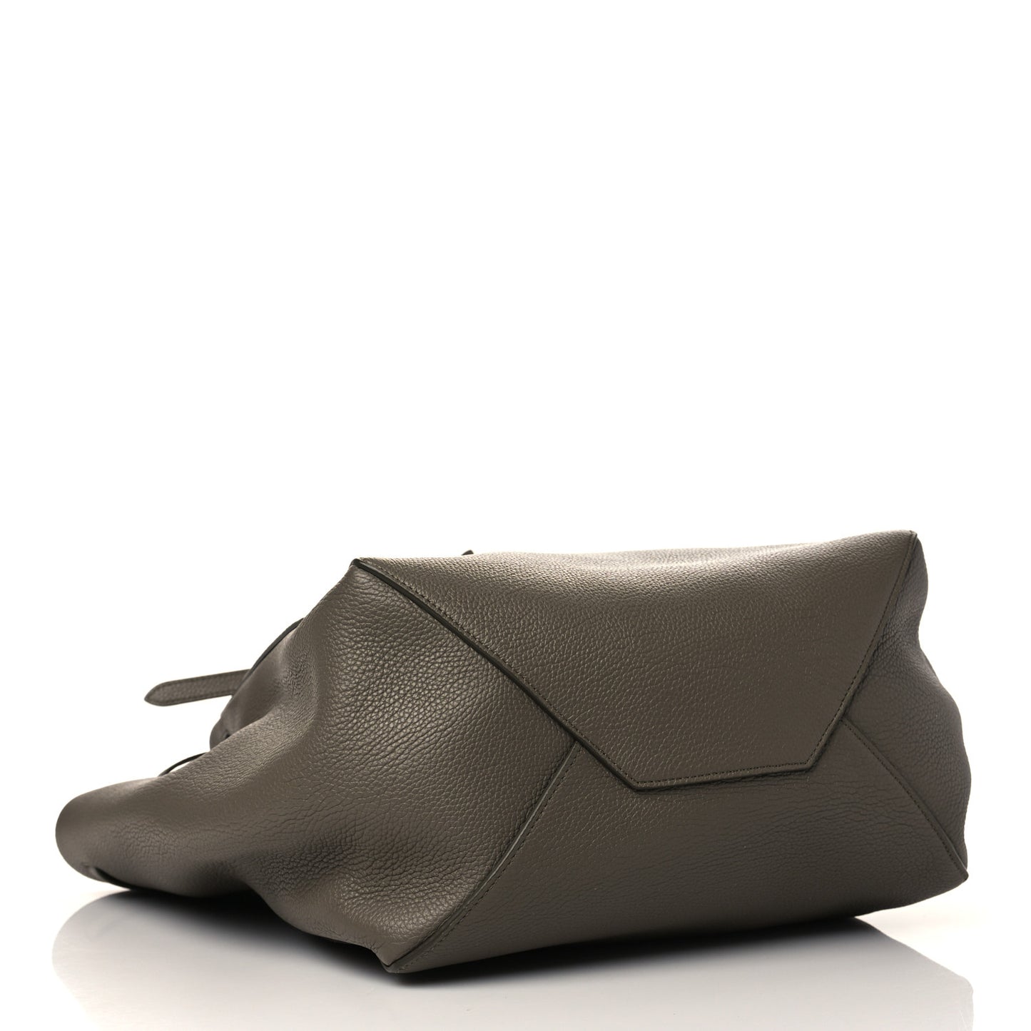 Soft Grained Calfskin Small Belt Cabas Phantom Taupe