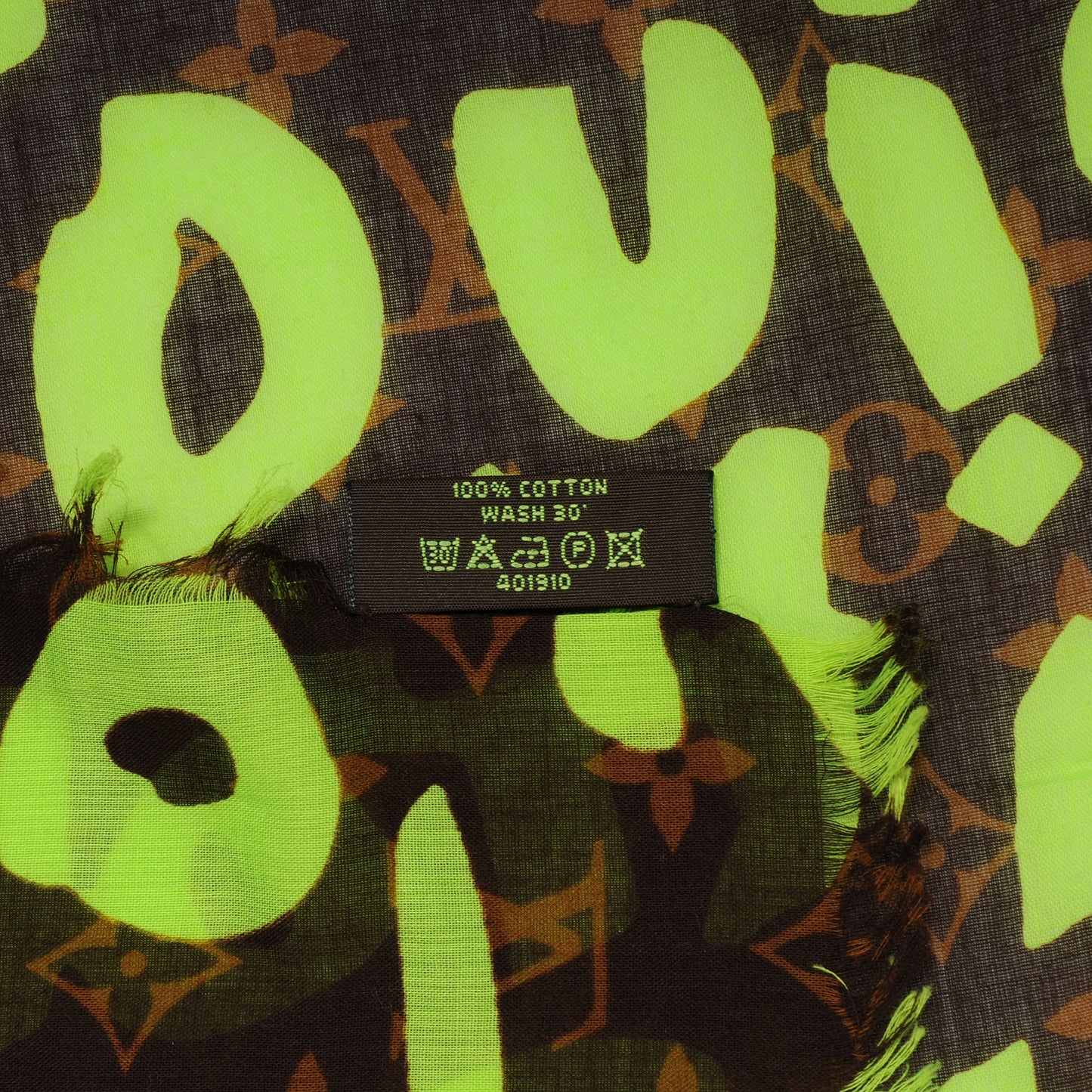 Cotton Graffiti Green