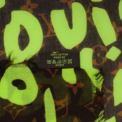 Louis Vuitton Cotton Graffiti Green 5 of 5