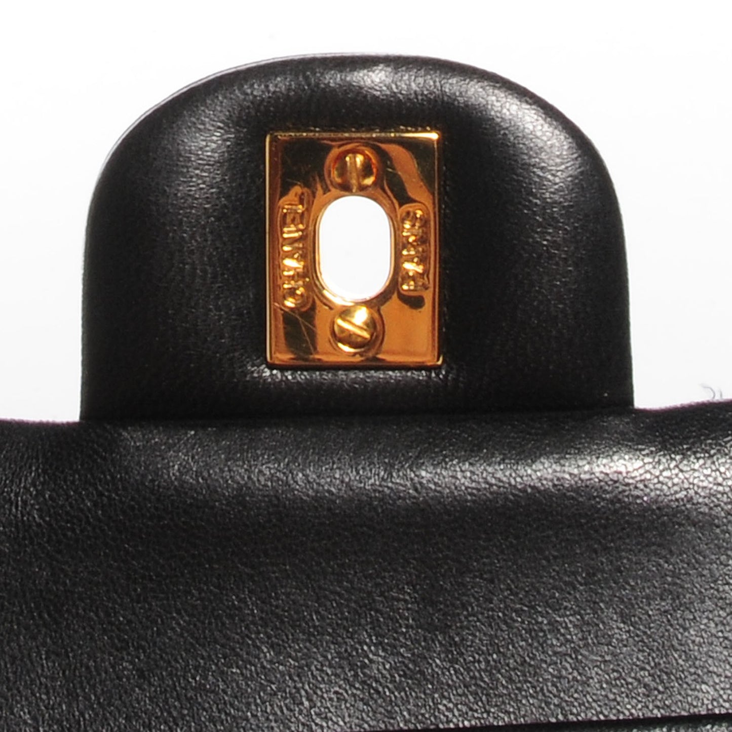 Lambskin Small Double Flap Black