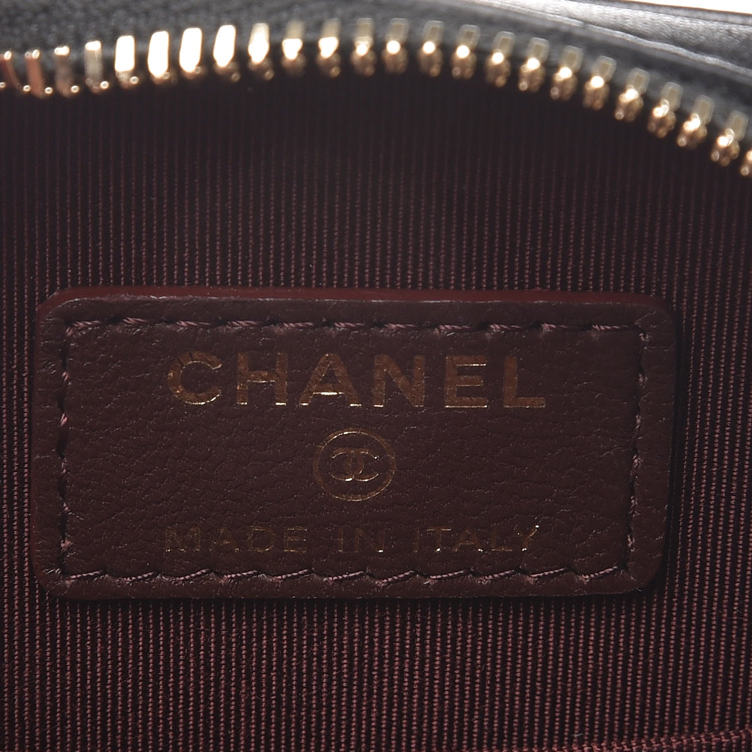 Chanel Lambskin Quilted Zip Phone Case Black 6 of 9