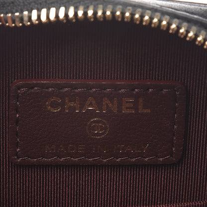 Chanel Lambskin Quilted Zip Phone Case Black 6 of 9