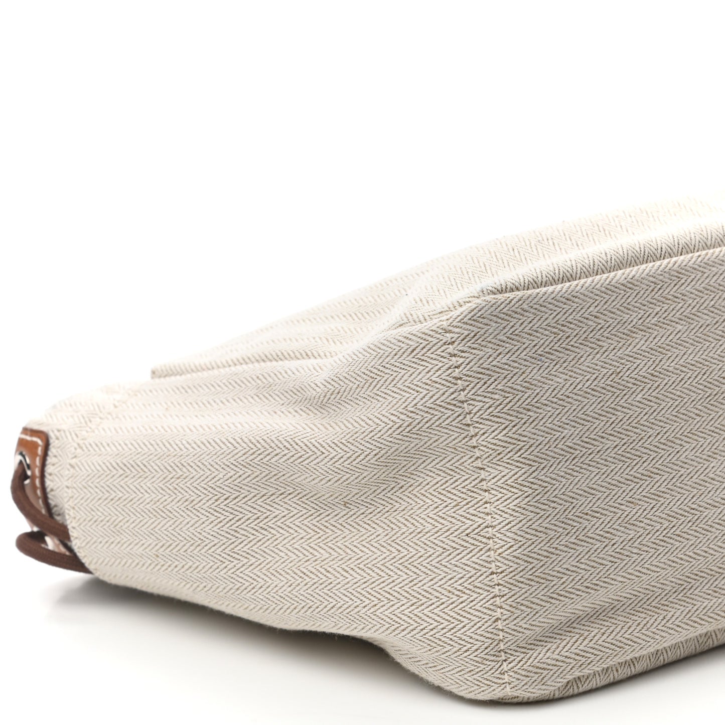 Canvas Barenia Fourbi 25 MM Pouch Naturel Fauve