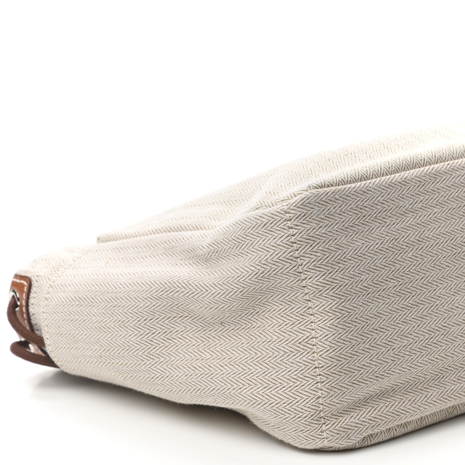 Hermes Canvas Barenia Fourbi 25 MM Pouch Naturel Fauve 6 of 10