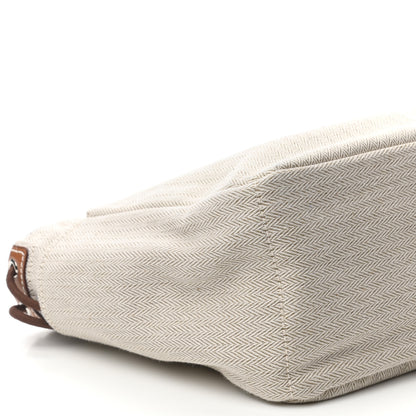 Hermes Canvas Barenia Fourbi 25 MM Pouch Naturel Fauve 6 of 10