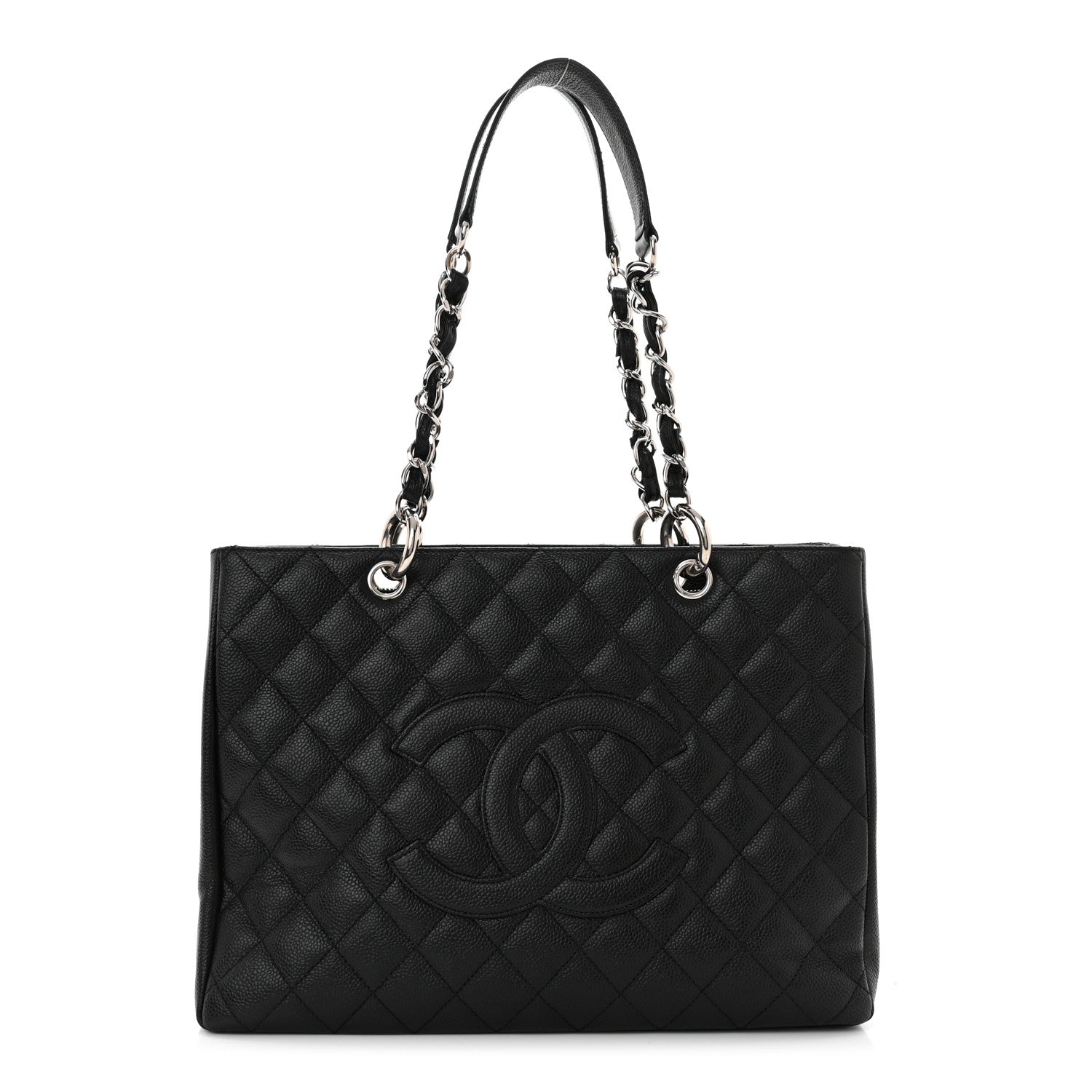 Chanel Caviar Quilted Grand Shopping Tote GST Black 1 of 11