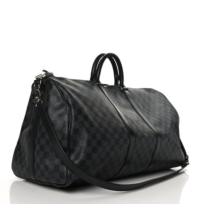Louis Vuitton Damier Graphite Keepall Bandouliere 55 3 of 13