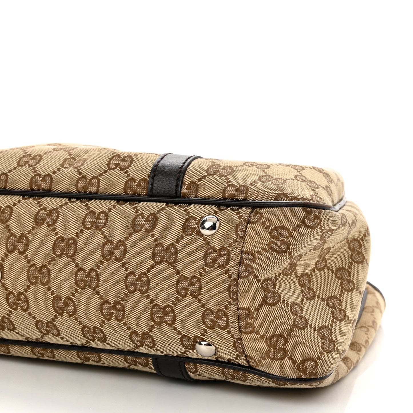Monogram Medium Twins Tote Dark Brown