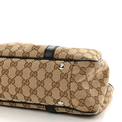 Gucci Monogram Medium Twins Tote Dark Brown 10 of 13