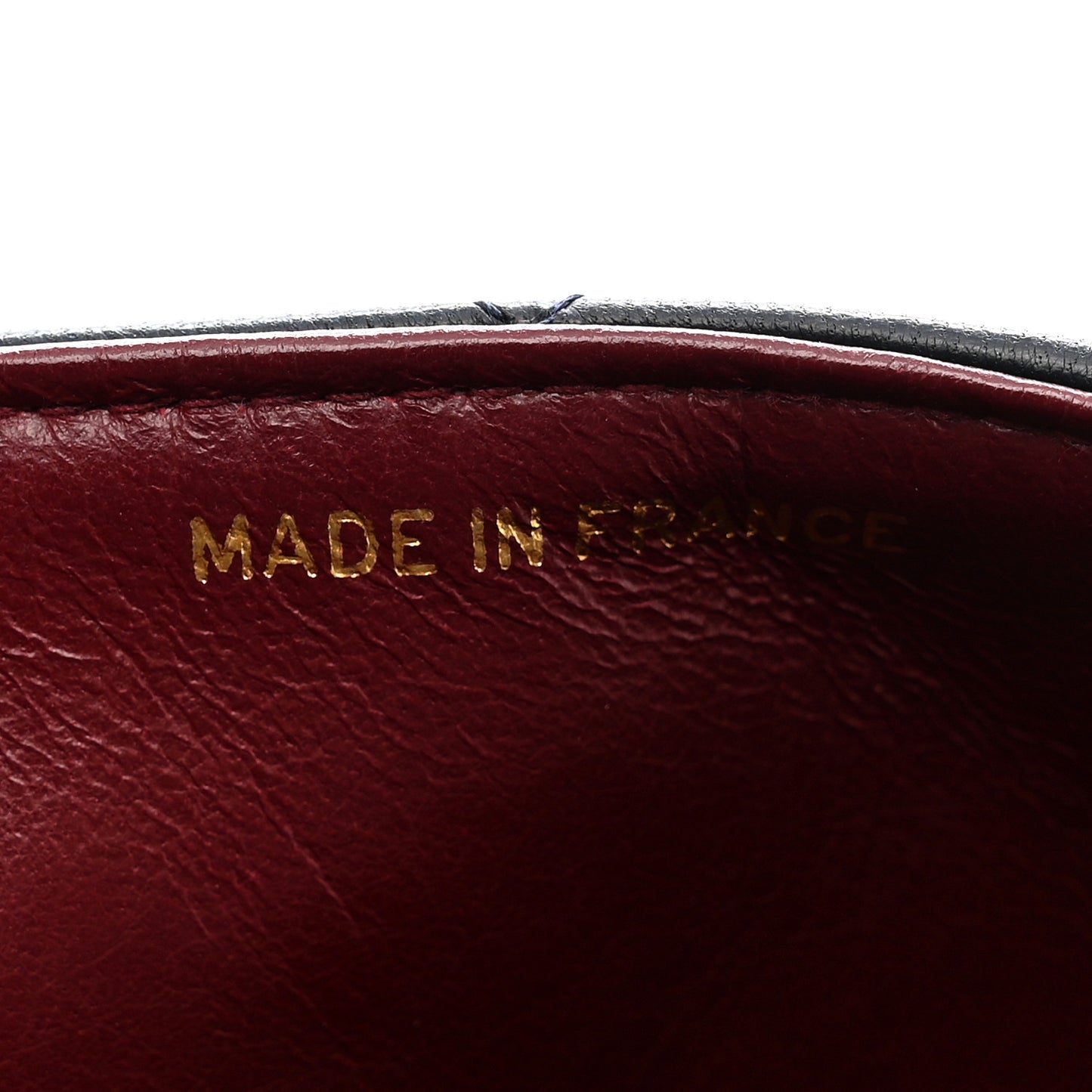 Lambskin Quilted Small Single Flap Navy