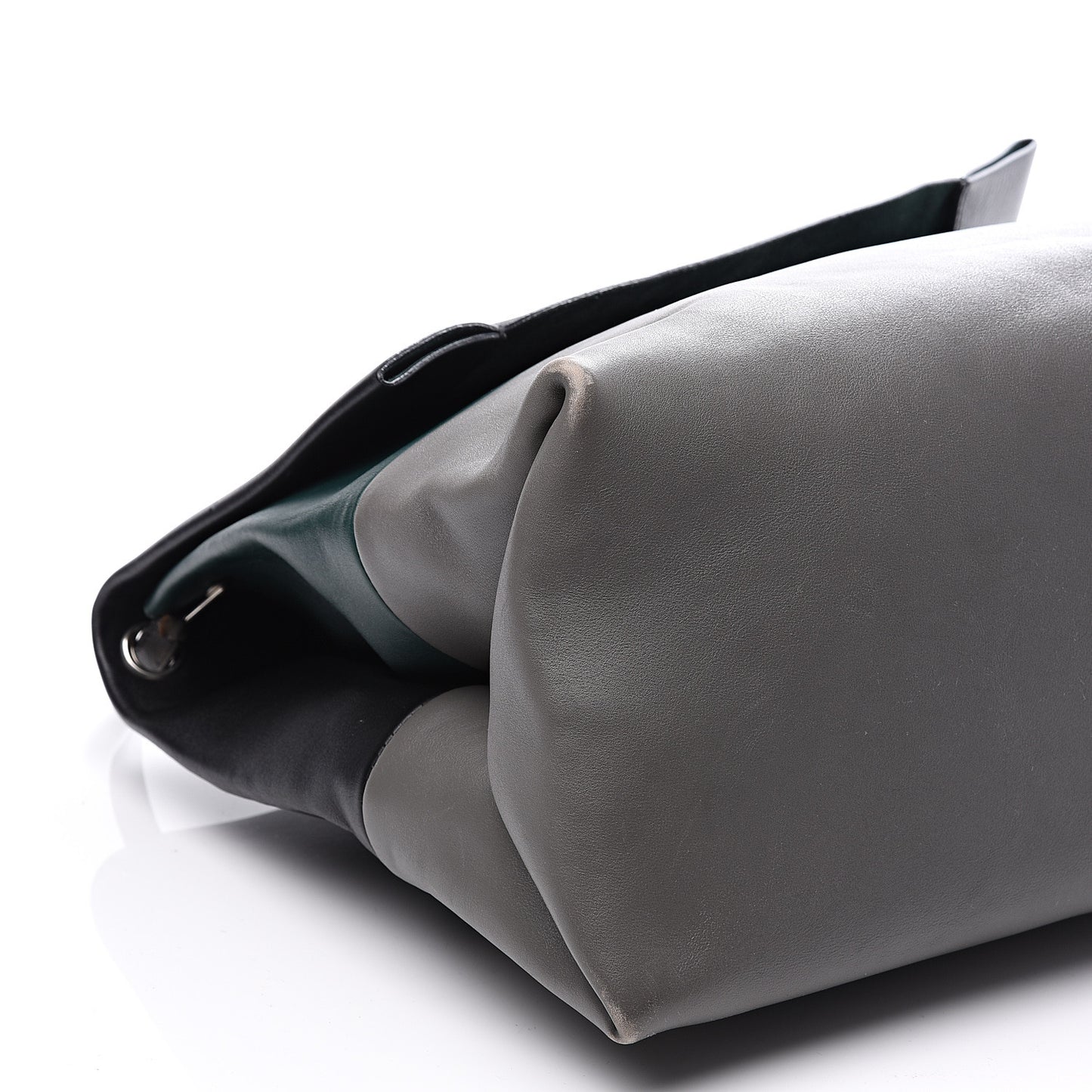 Calfskin All Soft Shoulder Bag Grey