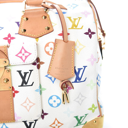Louis Vuitton Monogram Multicolor Speedy 30 White 7 of 10