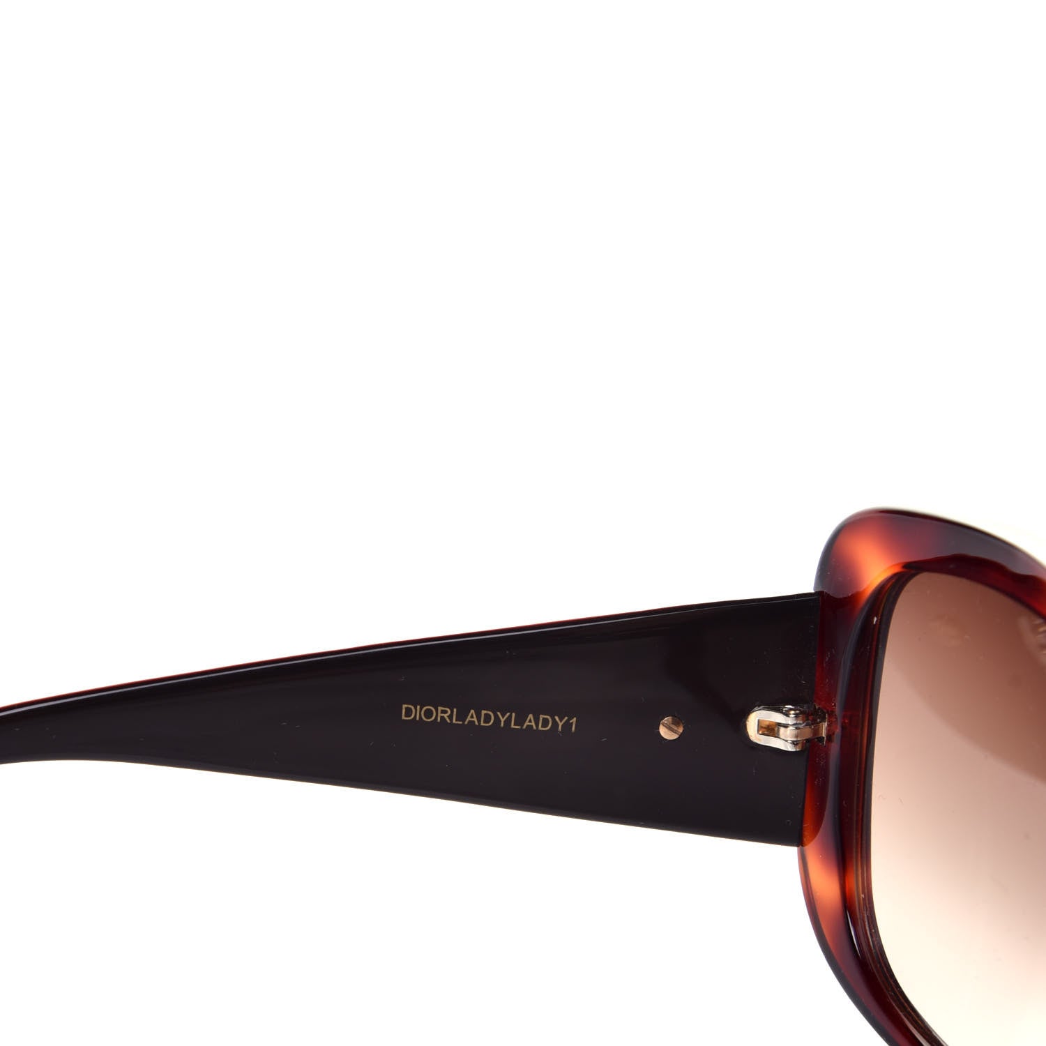 Christian Dior Resin Cannage Dior Lady Lady 1 Sunglasses Red Tortoise 5 of 7