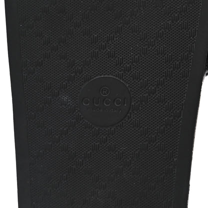 Gucci Rubber Womens Pursuit Pool Slide Sandals 39 Black 6 of 7
