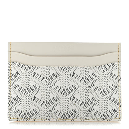 Goyard Goyardine Saint Sulpice Card Holder White 1 of 7