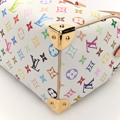 Louis Vuitton LV X TM Monogram Multicolor Speedy Bandouliere 25 White 9 of 9