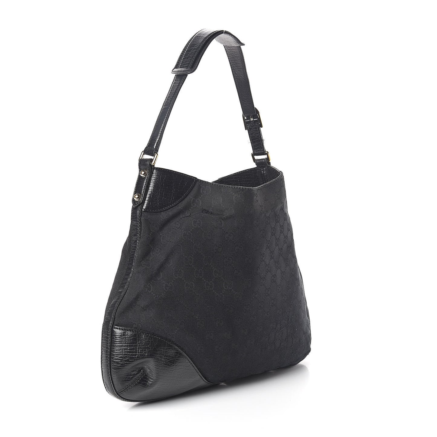 Monogram Web Hasler Hobo Black