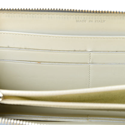 Chanel Canvas Deauville Zip Around Wallet Grey 12 of 16