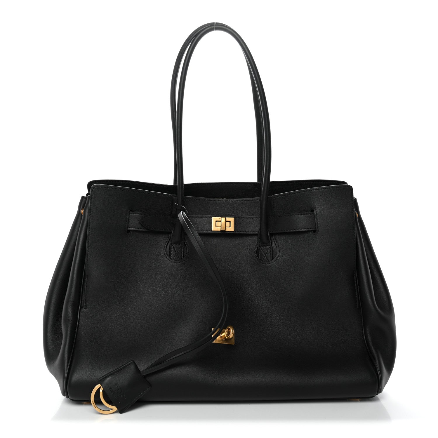 Balenciaga Smooth Calfskin Medium Bel Air Carry All Bag Black 1 of 9
