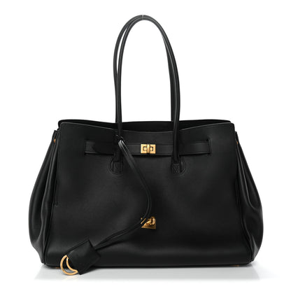 Balenciaga Smooth Calfskin Medium Bel Air Carry All Bag Black 1 of 9