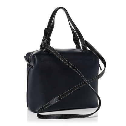 Celine Lambskin Small Soft Cube Satchel Navy 3 of 13