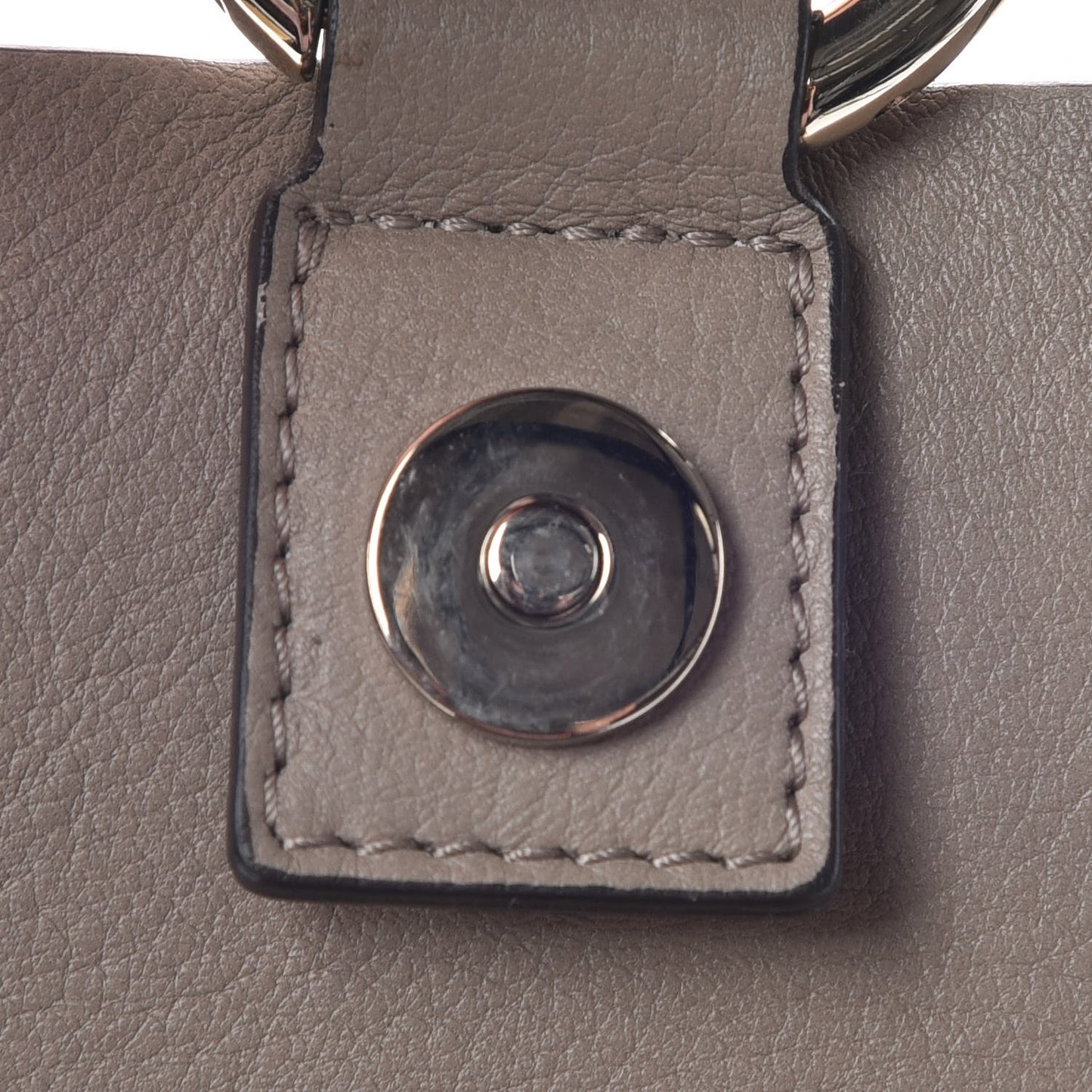 Suede Calfskin Mini Faye Backpack Motty Grey