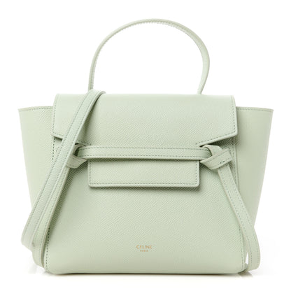 Celine Grained Calfskin Micro Belt Bag Jade 1 of 10