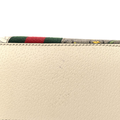 Gucci GG Supreme Monogram Flora Web GG Small Ophidia Dome Shoulder Bag White 11 of 12