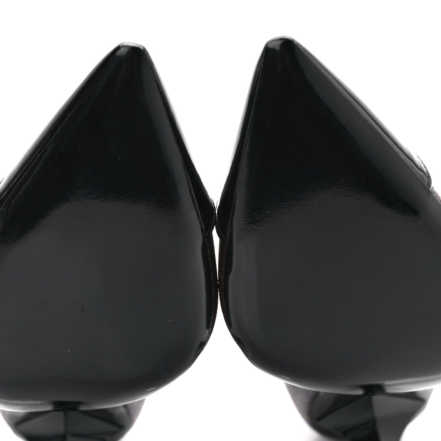 Louis Vuitton Monogram Cherie Pumps 37 Black 7 of 10