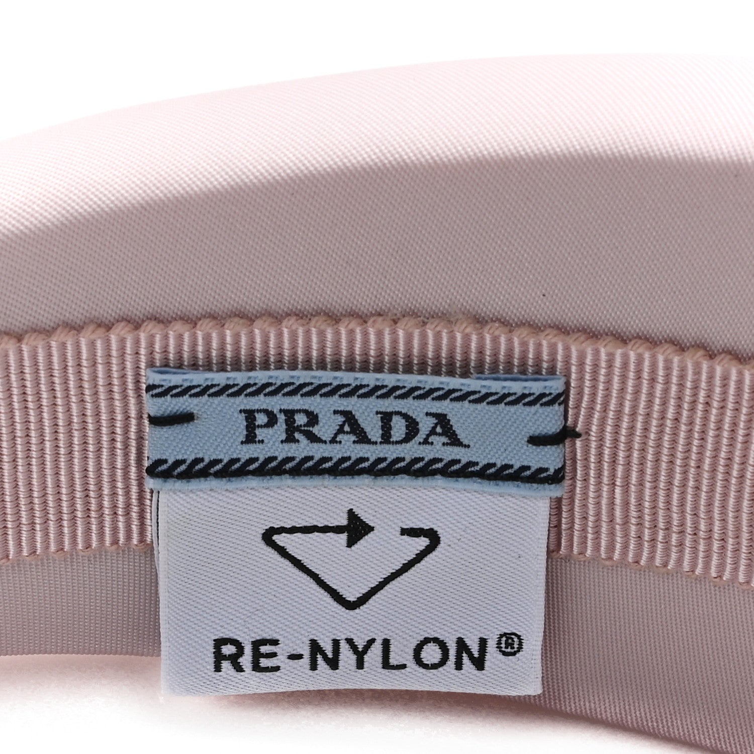 Prada Re-Nylon Triangle Logo Headband Alabastro 6 of 7