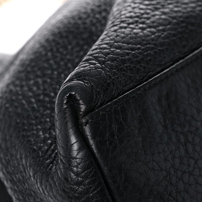Gucci Pebbled Calfskin Medium Soho Chain Shoulder Bag Black 10 of 28