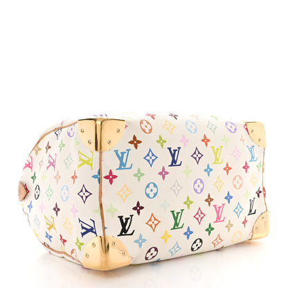 Louis Vuitton Monogram Multicolor Speedy 30 White 4 of 12