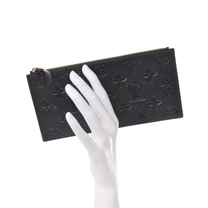 Louis Vuitton Empreinte Felicie Chain Wallet Zippered Insert Black 2 of 6