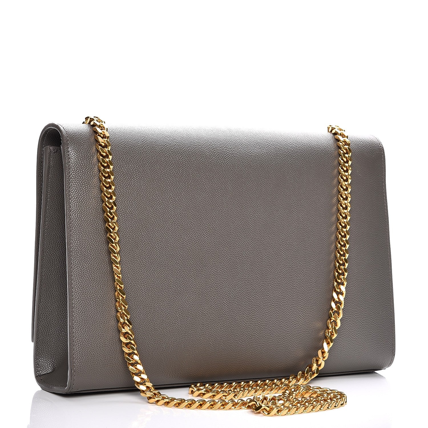 Saint Laurent Grain De Poudre Large Classic Monogram Kate Satchel 3 of 8