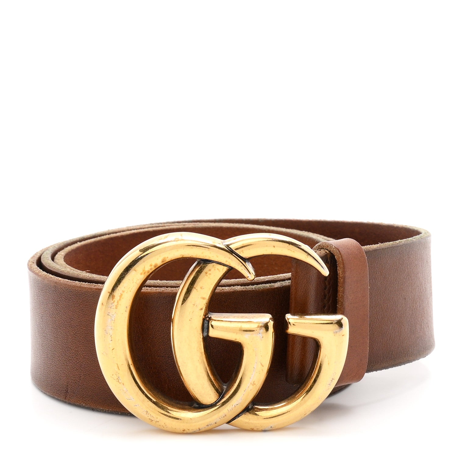 Gucci Faded Calfskin Double G 40mm Belt 85 34 Cuir 1 of 5