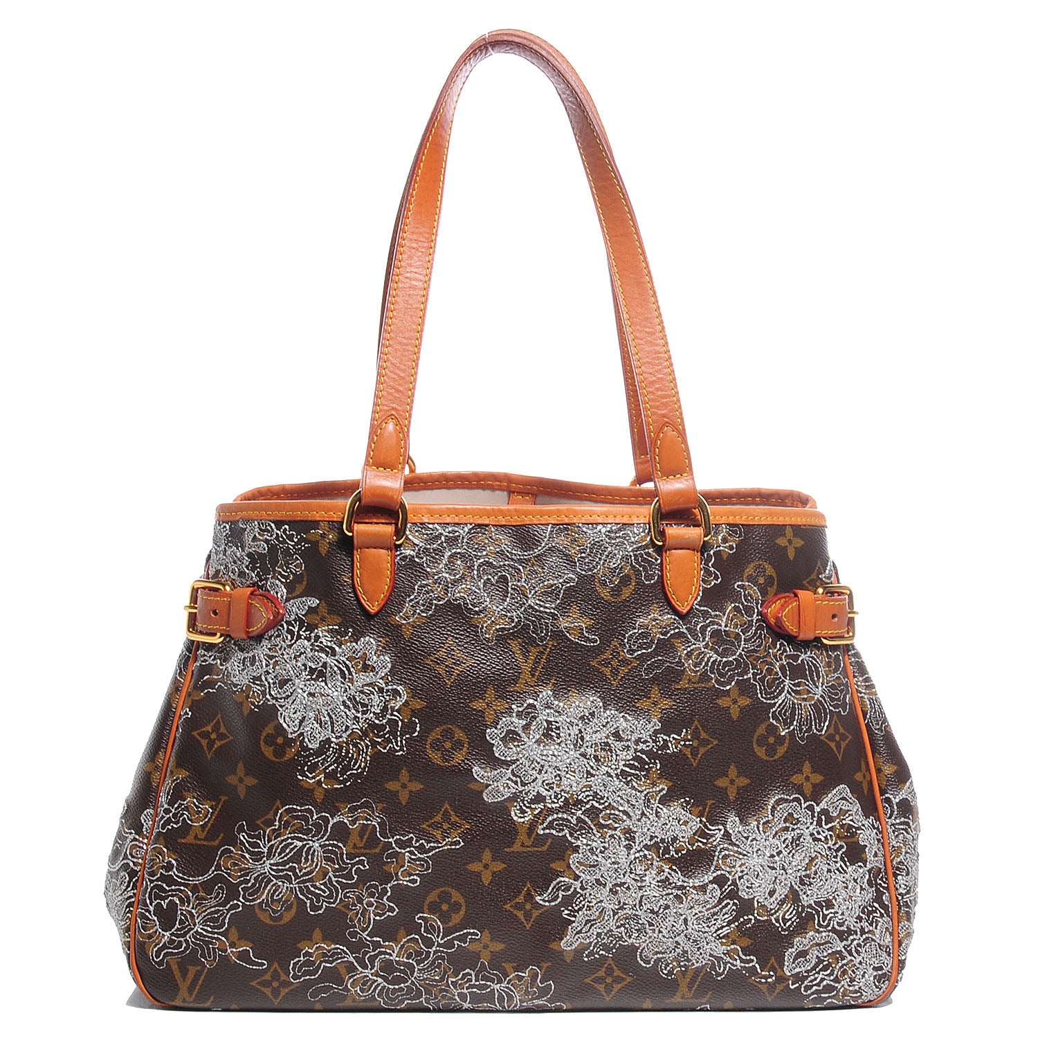 Louis Vuitton Monogram Dentelle Batignolles Horizontal Silver 1 of 7