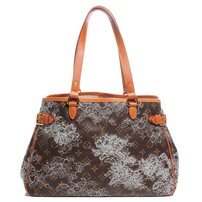 Louis Vuitton Monogram Dentelle Batignolles Horizontal Silver 1 of 7