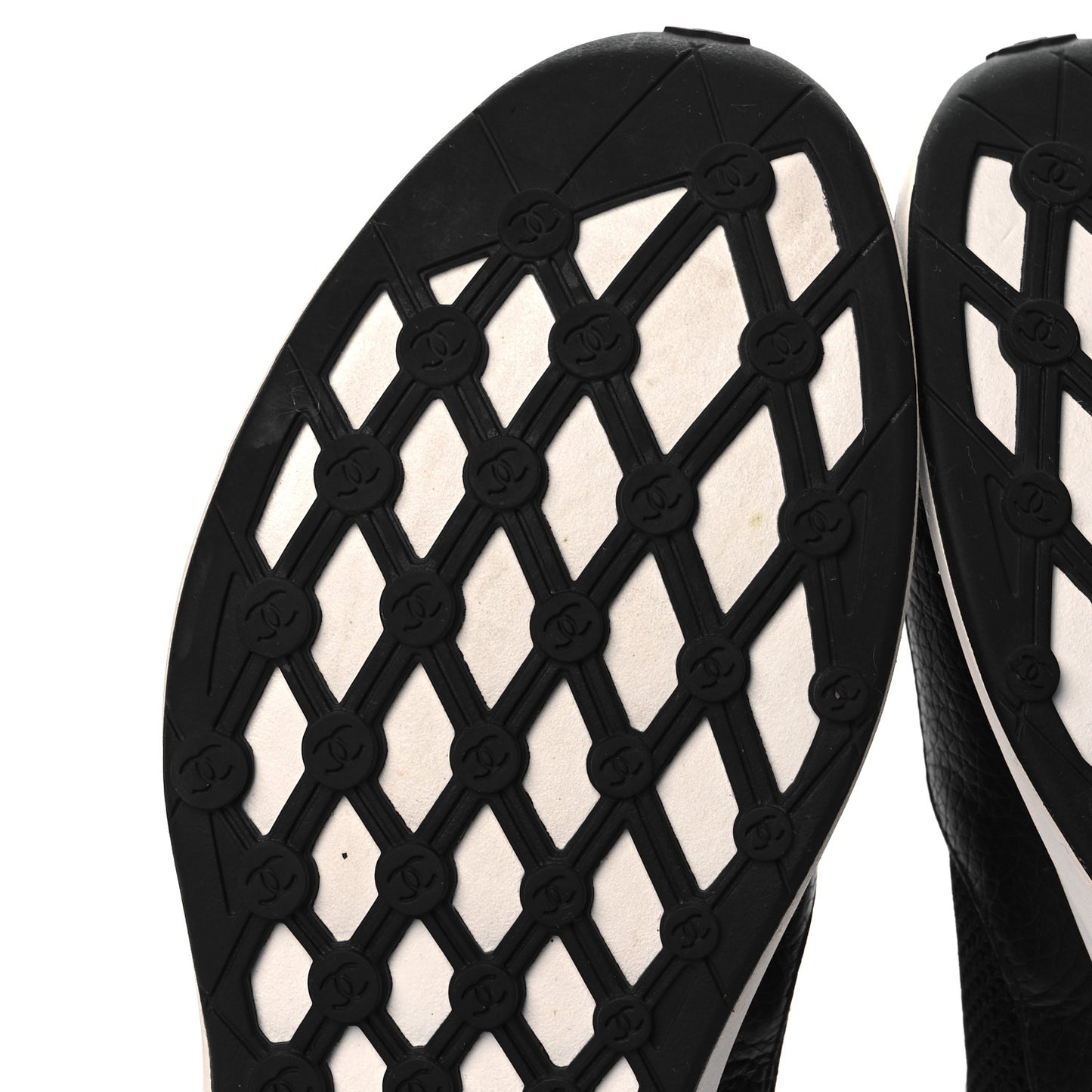 Calfskin Mesh Lycra Suede Womens Logo Sneakers 39 Black