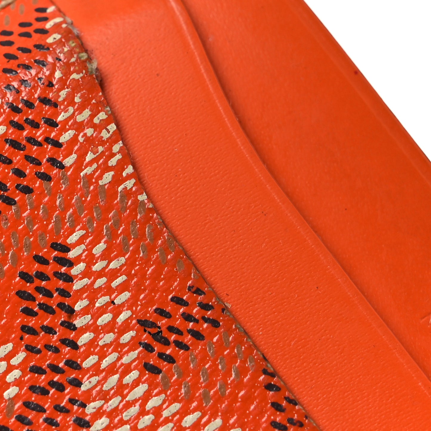 Goyardine Saint Sulpice Card Holder Orange