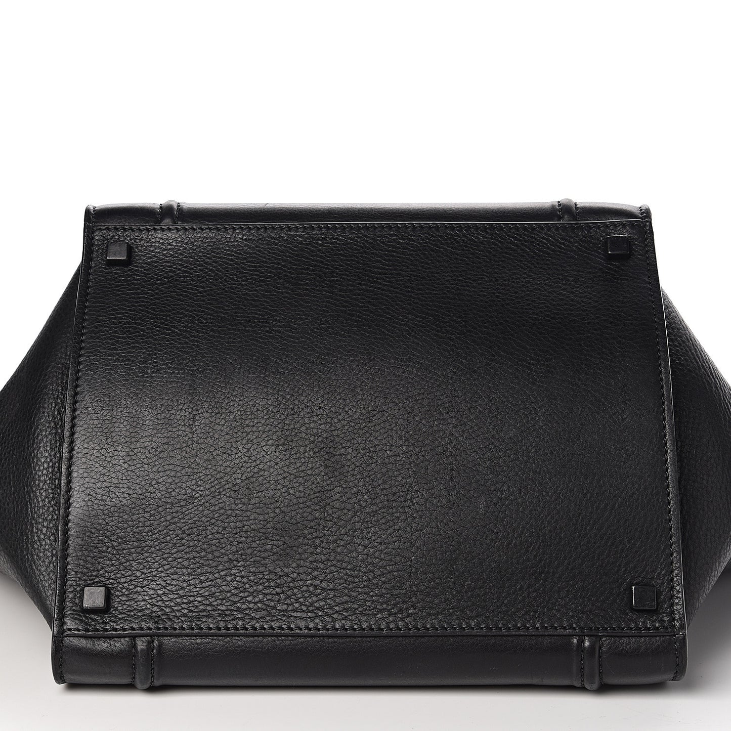 Supple Calfskin Medium Phantom Luggage Black