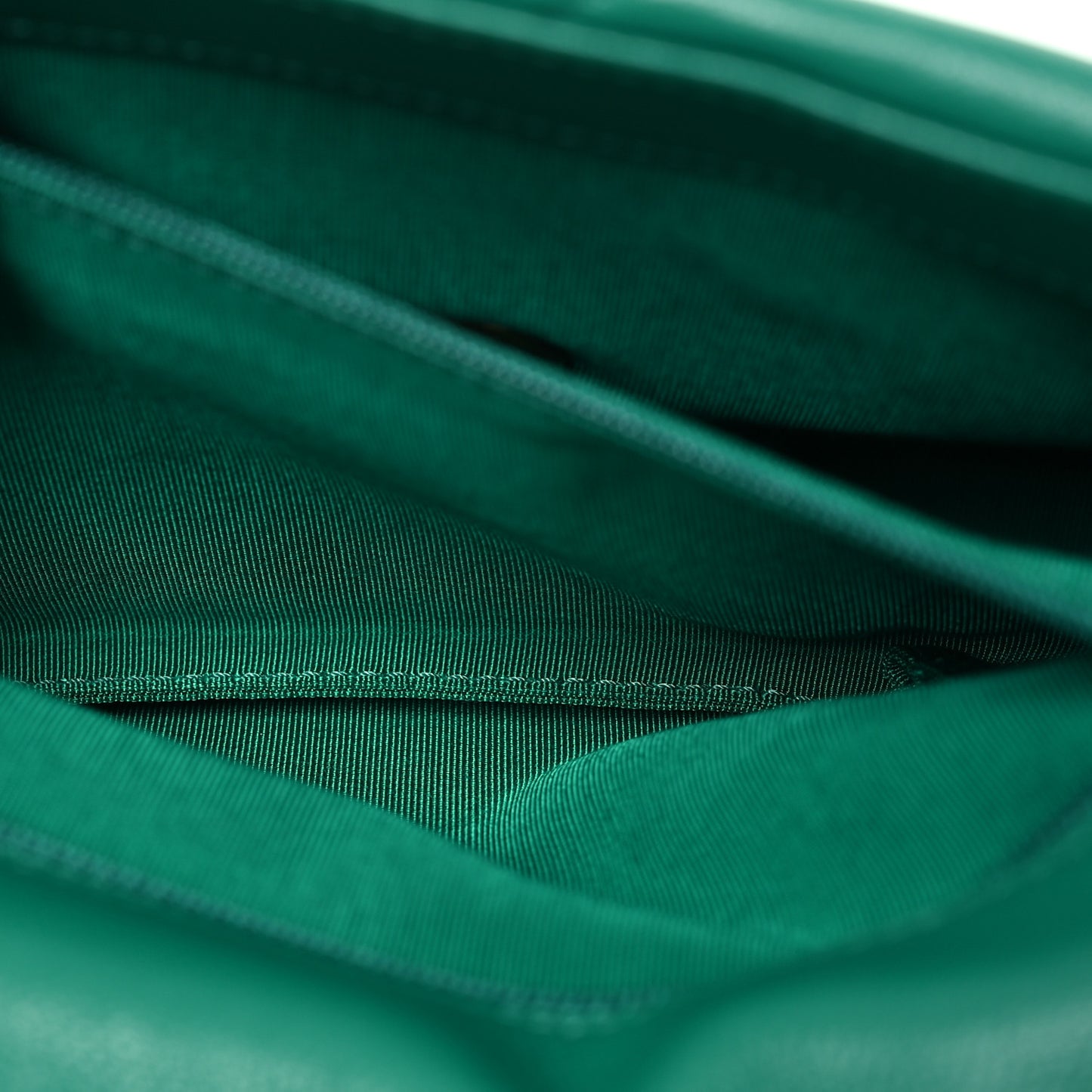 Goatskin Quilted Medium Chanel 19 Flap Green