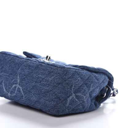 Chanel Denim CC Quilted Mini Square Flap Blue 7 of 10