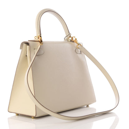 Hermes Epsom Kelly Sellier 28 Craie 2 of 7