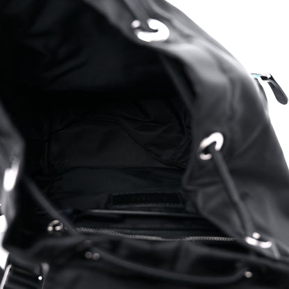 Burberry Nylon Logo Print Medium Rucksack Backpack Black 4 of 7