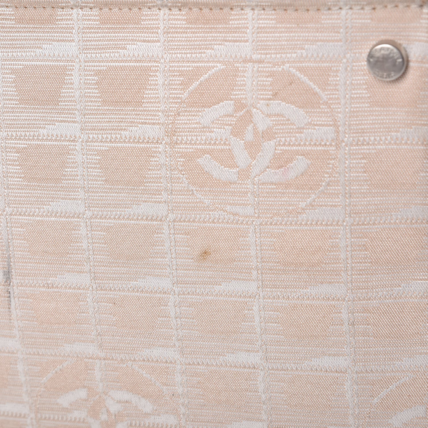 Chanel Nylon Small Travel Duffle Beige 11 of 13